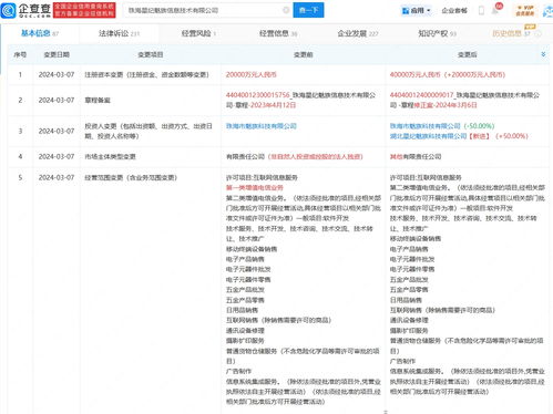 珠海星紀魅族增資至4億元，強化信息系統集成服務能力